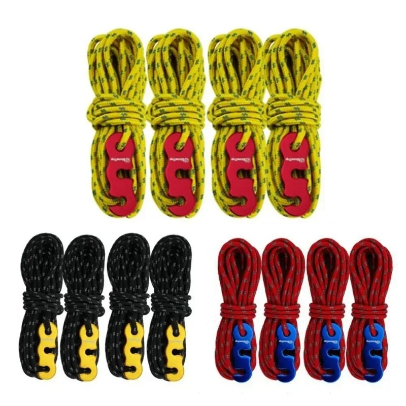 Outdoor Camping Guy - Heavy-Duty Reflective Windproof Tent Ropes with