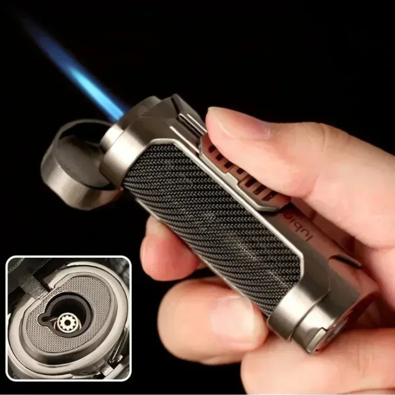Outdoor Windproof Lighter - LUBINSKI Portable Metal Windproof Cigar Lighter