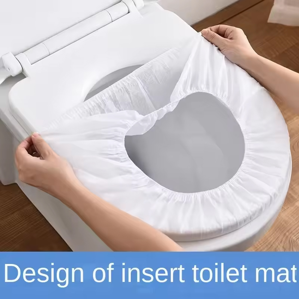 Outdoor Camping Mat - 50/20/10pcs Portable Disposable Toilet Seat Cover