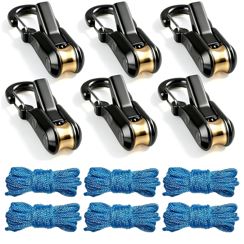Outdoor Camping Guy - 8pcs Camping Tent Rope Tightener, Adjustable