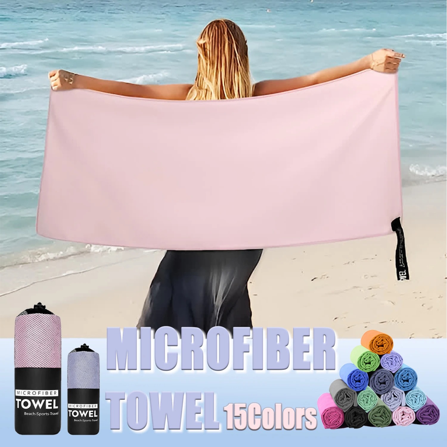 Camp Towel Microfiber - Microfiber Towel Perfect Travel & Gym