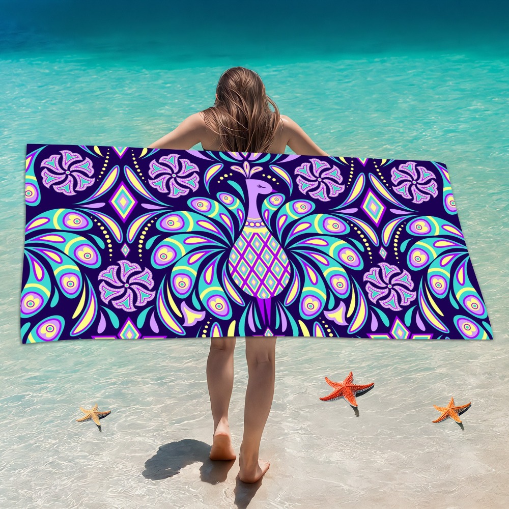 Abstract Beach Towel 70x140CM  - огляд і ціна Camp Towel Microfiber