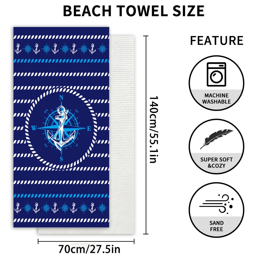 Abstract Beach Towel 70x140CM  - огляд і ціна Camp Towel Microfiber