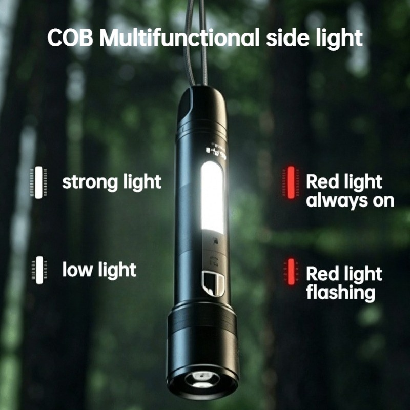 Multi Functional LED Flashligh - огляд і ціна Outdoor Camping Hiking