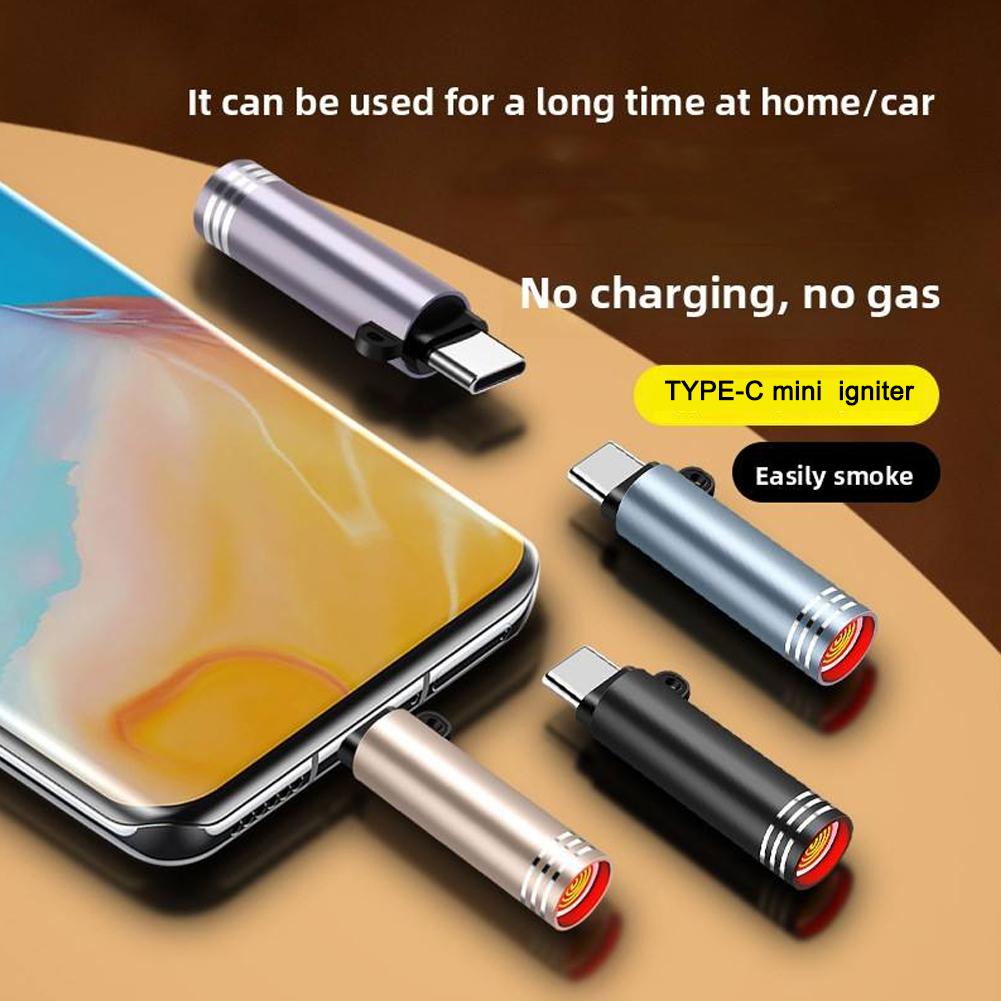 Type C Mini Lighter Blow to Ig - огляд і ціна Outdoor Windproof Lighter