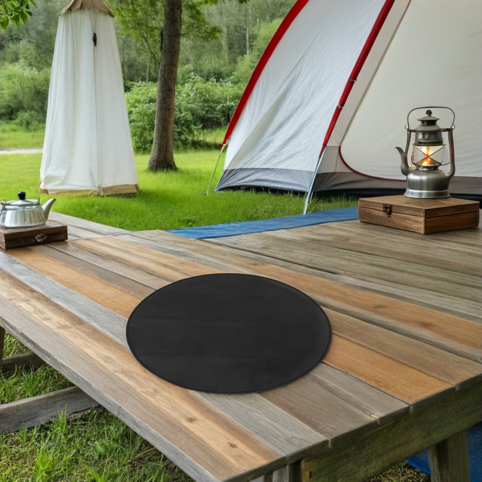 Fireproof Round Bbq Mat 24 Inc - огляд і ціна Outdoor Camping Stove