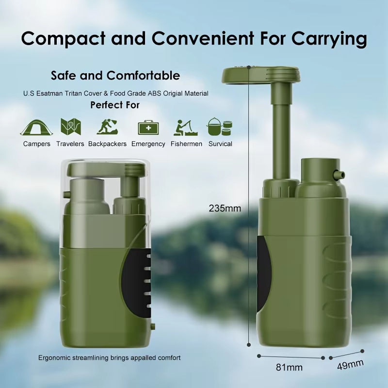 Outdoor Water Filter Direct Dr - огляд і ціна Outdoor Camping Water Filter