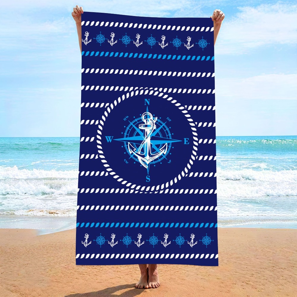 Anchor Beach Towel70x140CM Qui - огляд і ціна Camp Towel Microfiber