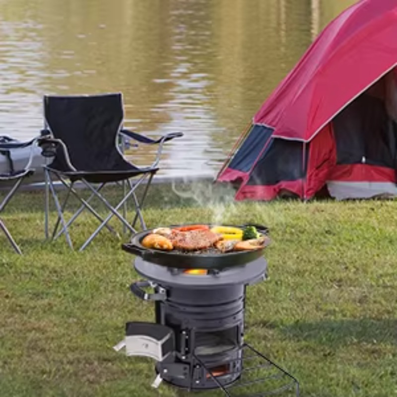 【Popular】Two Doors Firewood Bu - огляд і ціна Outdoor Camping Stove