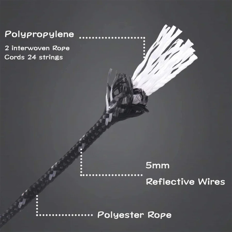 Camping Guylines Ropes for Ten - огляд і ціна Outdoor Camping Guy