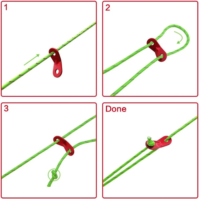 Camping Guylines Ropes for Ten - огляд і ціна Outdoor Camping Guy