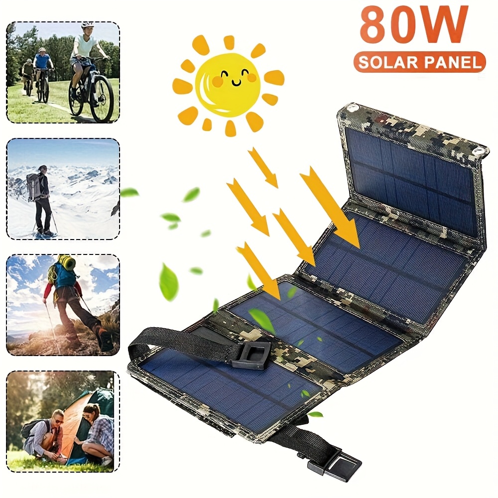[Solar Panel] 80W Portable Fol - огляд і ціна Outdoor Camping Hiking