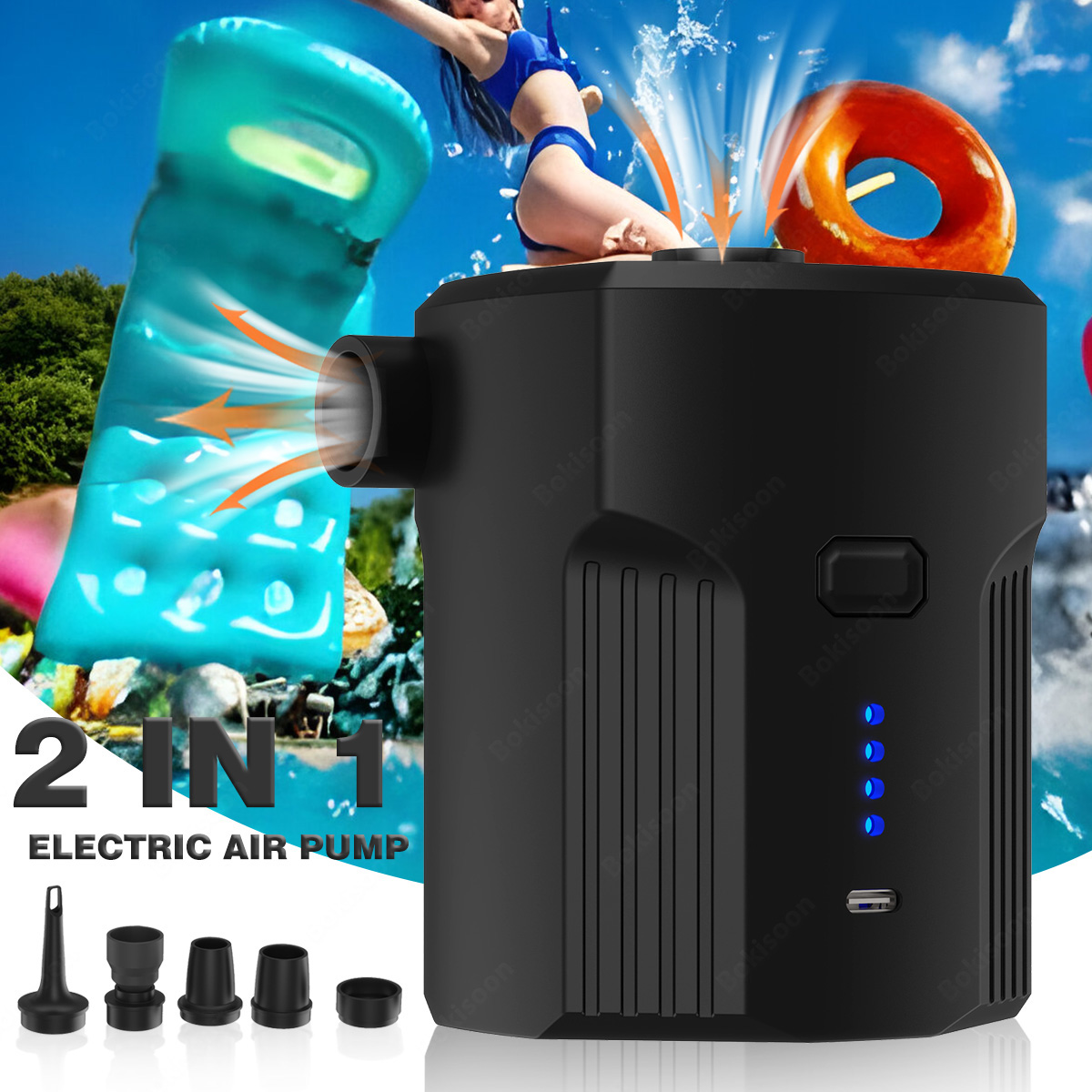 Portable Electric Air Pump for - огляд і ціна Outdoor Camping Mat