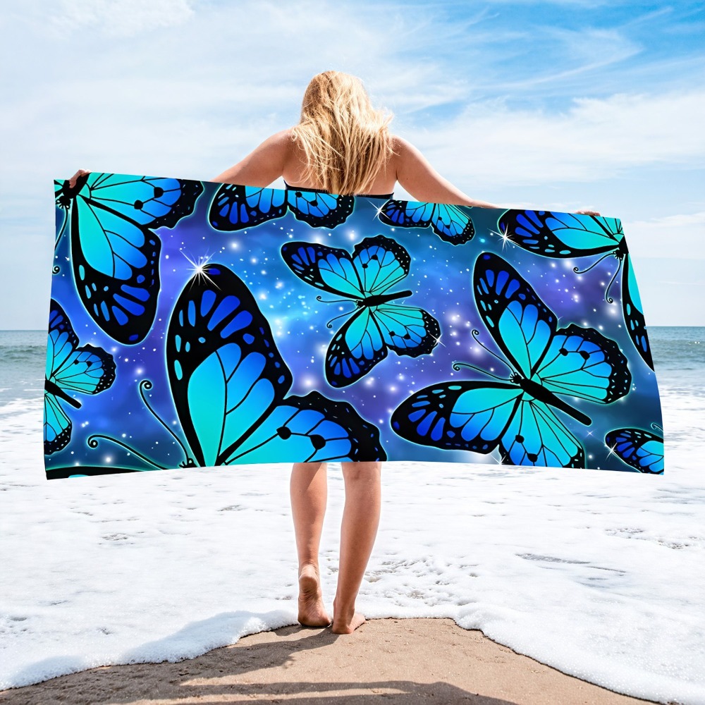 1PC Large Size Beach Blanket M - огляд і ціна Camp Towel Microfiber
