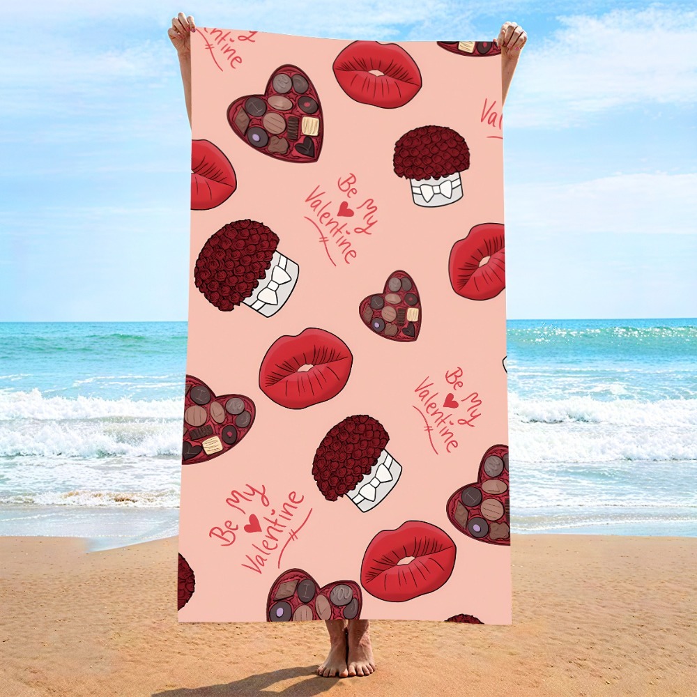 Heart Symbol Bath Towel 27x55i - огляд і ціна Camp Towel Microfiber