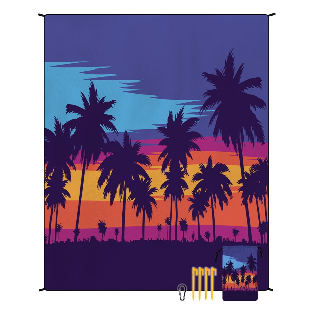 Palm Tree Beach Towel 71x86.6i - огляд і ціна Camp Towel Microfiber
