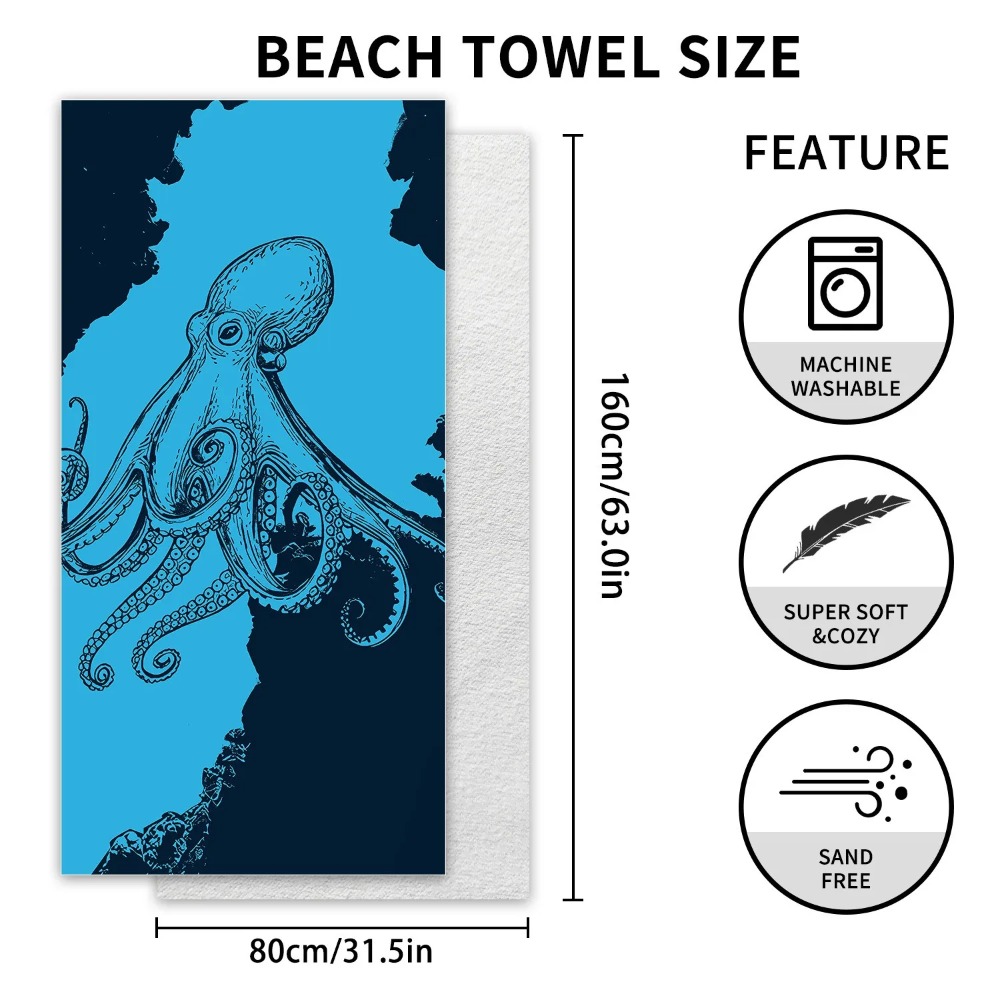 Mysterious Pattern Beach Towel - огляд і ціна Camp Towel Microfiber