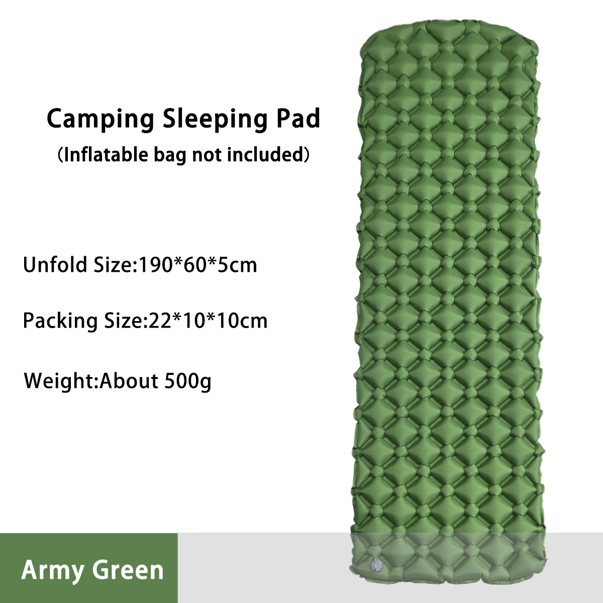 Camping Inflatable Mattress in - огляд і ціна Outdoor Camping Mat