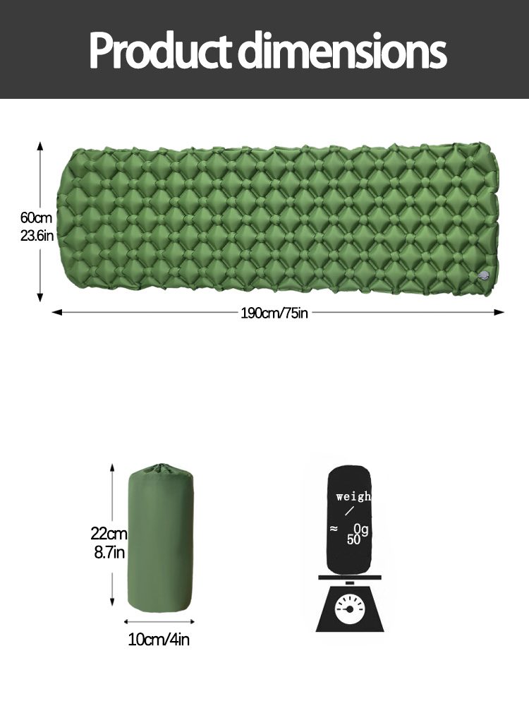 Camping Inflatable Mattress in - огляд і ціна Outdoor Camping Mat